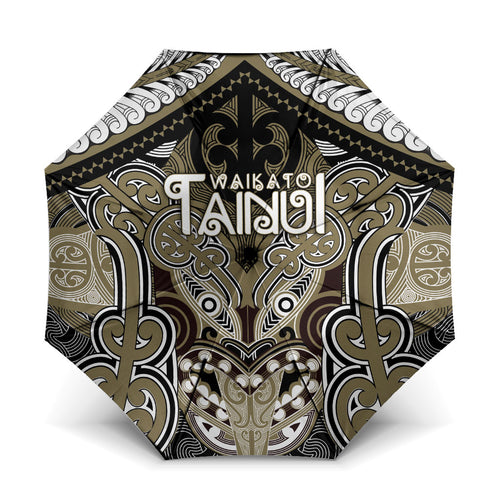 Aotearoa Iwi Waikato Tainui Umbrella Maori Kowhaiwhai Pattern