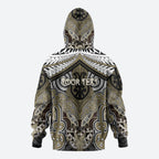 Aotearoa Iwi Waikato Tainui Personalised Zip Hoodie Maori Kowhaiwhai Pattern