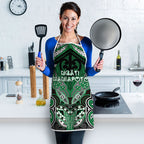 Aotearoa Iwi Ngati Maniapoto Apron Maori Kowhaiwhai Pattern