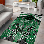 Aotearoa Iwi Ngati Maniapoto Area Rug Maori Kowhaiwhai Pattern