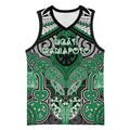 Aotearoa Iwi Ngati Maniapoto Personalised Basketball Jersey Maori Kowhaiwhai Pattern