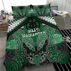 Aotearoa Iwi Ngati Maniapoto Bedding Set Maori Kowhaiwhai Pattern