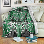 Aotearoa Iwi Ngati Maniapoto Blanket Maori Kowhaiwhai Pattern