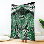 Aotearoa Iwi Ngati Maniapoto Blanket Maori Kowhaiwhai Pattern