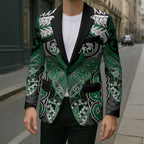 Aotearoa Iwi Ngati Maniapoto Personalised Blazer Maori Kowhaiwhai Pattern