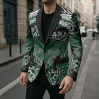 Aotearoa Iwi Ngati Maniapoto Personalised Blazer Maori Kowhaiwhai Pattern