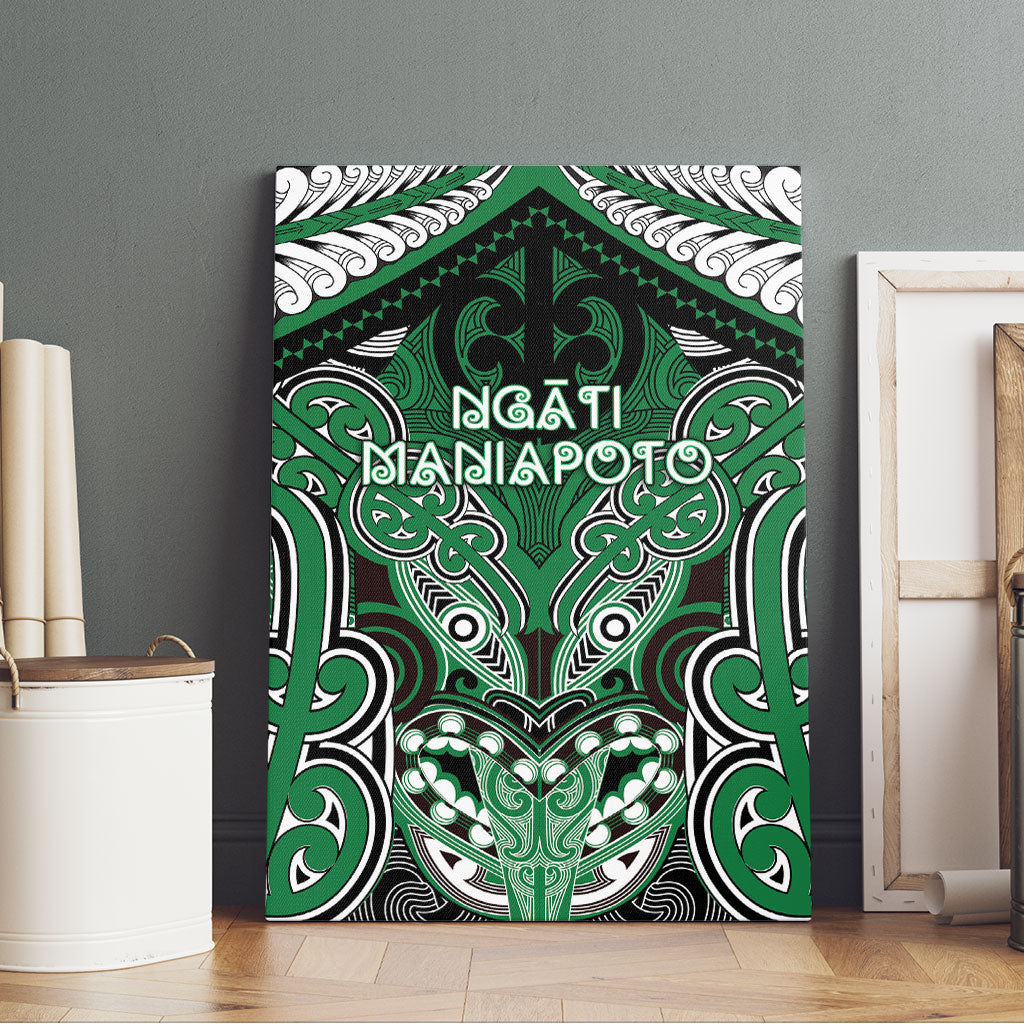 Aotearoa Iwi Ngati Maniapoto Canvas Wall Art Maori Kowhaiwhai Pattern