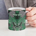 Aotearoa Iwi Ngati Maniapoto Personalised Ceramic Mug Maori Kowhaiwhai Pattern