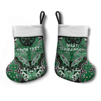 Aotearoa Iwi Ngati Maniapoto Personalised Christmas Stocking Maori Kowhaiwhai Pattern