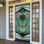 Aotearoa Iwi Ngati Maniapoto Personalised Door Cover Maori Kowhaiwhai Pattern