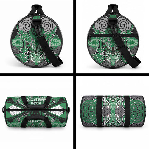 Aotearoa Iwi Ngati Maniapoto Duffle Bag Maori Kowhaiwhai Pattern