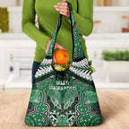 Aotearoa Iwi Ngati Maniapoto Grocery Bag Maori Kowhaiwhai Pattern