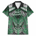 Aotearoa Iwi Ngati Maniapoto Personalised Hawaiian Shirt Maori Kowhaiwhai Pattern