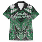 Aotearoa Iwi Ngati Maniapoto Personalised Hawaiian Shirt Maori Kowhaiwhai Pattern