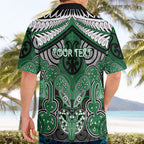 Aotearoa Iwi Ngati Maniapoto Personalised Hawaiian Shirt Maori Kowhaiwhai Pattern