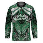 Aotearoa Iwi Ngati Maniapoto Personalised Hockey Jersey Maori Kowhaiwhai Pattern