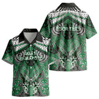 Aotearoa Iwi Ngati Maniapoto Personalised Kid Hawaiian Shirt Maori Kowhaiwhai Pattern