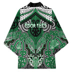Aotearoa Iwi Ngati Maniapoto Personalised Kimono Maori Kowhaiwhai Pattern