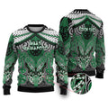 Aotearoa Iwi Ngati Maniapoto Personalised Ugly Christmas Sweater Maori Kowhaiwhai Pattern