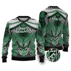 Aotearoa Iwi Ngati Maniapoto Personalised Ugly Christmas Sweater Maori Kowhaiwhai Pattern