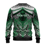 Aotearoa Iwi Ngati Maniapoto Personalised Ugly Christmas Sweater Maori Kowhaiwhai Pattern