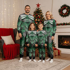 Aotearoa Iwi Ngati Maniapoto Personalised Christmas Pajama Set Maori Kowhaiwhai Pattern