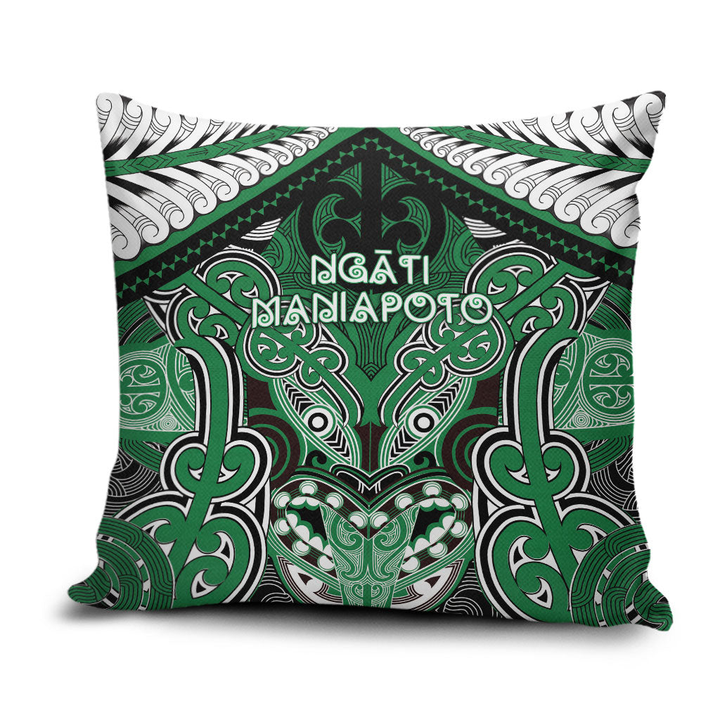 Aotearoa Iwi Ngati Maniapoto Pillow Cover Maori Kowhaiwhai Pattern