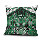 Aotearoa Iwi Ngati Maniapoto Pillow Cover Maori Kowhaiwhai Pattern