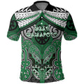 Aotearoa Iwi Ngati Maniapoto Personalised Polo Shirt Maori Kowhaiwhai Pattern