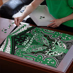 Aotearoa Iwi Ngati Maniapoto Puzzle Maori Kowhaiwhai Pattern