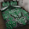 Aotearoa Iwi Ngati Maniapoto Quilt Bed Set Maori Kowhaiwhai Pattern