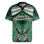 Aotearoa Iwi Ngati Maniapoto Personalised Rugby Jersey Maori Kowhaiwhai Pattern