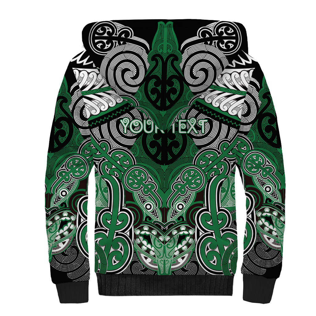 Aotearoa Iwi Ngati Maniapoto Personalised Sherpa Hoodie Maori Kowhaiwhai Pattern