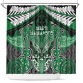 Aotearoa Iwi Ngati Maniapoto Shower Curtain Maori Kowhaiwhai Pattern