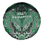 Aotearoa Iwi Ngati Maniapoto Spare Tire Cover Maori Kowhaiwhai Pattern
