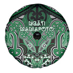 Aotearoa Iwi Ngati Maniapoto Spare Tire Cover Maori Kowhaiwhai Pattern