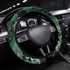 Aotearoa Iwi Ngati Maniapoto Steering Wheel Cover Maori Kowhaiwhai Pattern