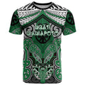 Aotearoa Iwi Ngati Maniapoto Personalised T Shirt Maori Kowhaiwhai Pattern