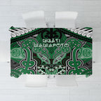 Aotearoa Iwi Ngati Maniapoto Tablecloth Maori Kowhaiwhai Pattern