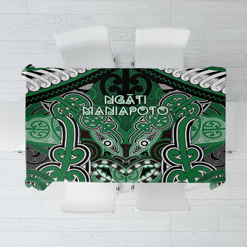 Aotearoa Iwi Ngati Maniapoto Tablecloth Maori Kowhaiwhai Pattern