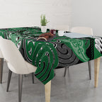 Aotearoa Iwi Ngati Maniapoto Tablecloth Maori Kowhaiwhai Pattern