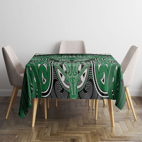Aotearoa Iwi Ngati Maniapoto Tablecloth Maori Kowhaiwhai Pattern