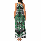 Aotearoa Iwi Ngati Maniapoto Personalised Tank Maxi Dress Maori Kowhaiwhai Pattern
