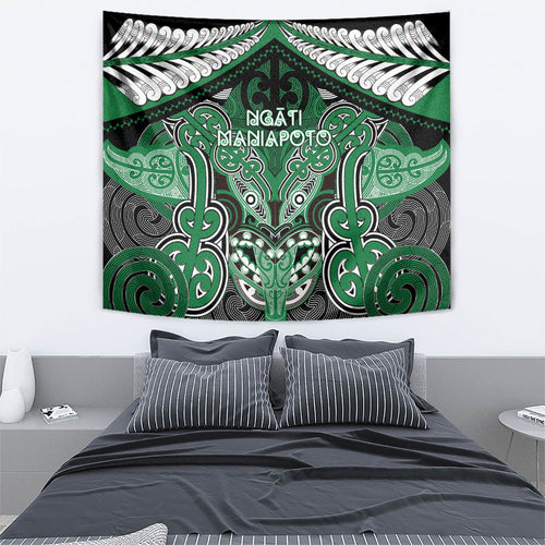 Aotearoa Iwi Ngati Maniapoto Tapestry Maori Kowhaiwhai Pattern