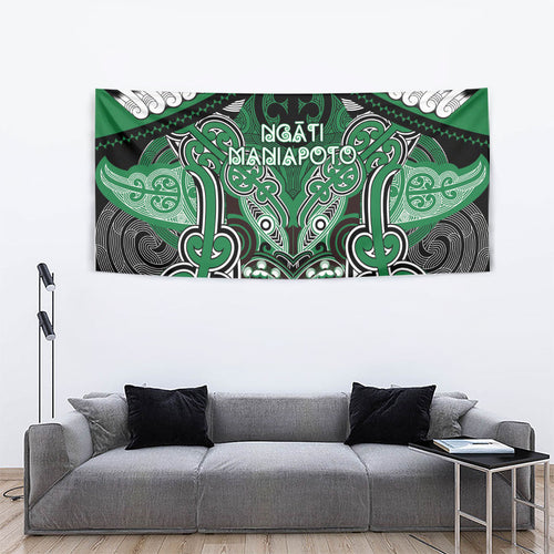 Aotearoa Iwi Ngati Maniapoto Tapestry Maori Kowhaiwhai Pattern