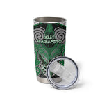 Aotearoa Iwi Ngati Maniapoto Personalised Tumbler Cup Maori Kowhaiwhai Pattern