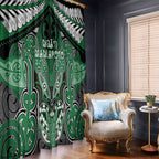 Aotearoa Iwi Ngati Maniapoto Window Curtain Maori Kowhaiwhai Pattern
