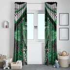 Aotearoa Iwi Ngati Maniapoto Window Curtain Maori Kowhaiwhai Pattern