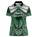 Aotearoa Iwi Ngati Maniapoto Personalised Women Polo Shirt Maori Kowhaiwhai Pattern