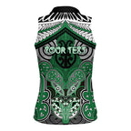 Aotearoa Iwi Ngati Maniapoto Personalised Women Sleeveless Polo Shirt Maori Kowhaiwhai Pattern